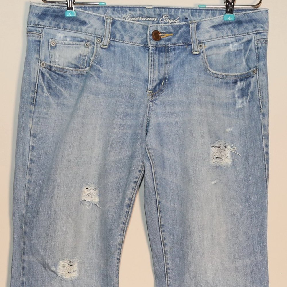 American Eagle Favorite Boyfriend Blue Jean Size 8